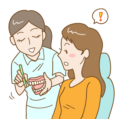 条件４．予防治療　歯磨き