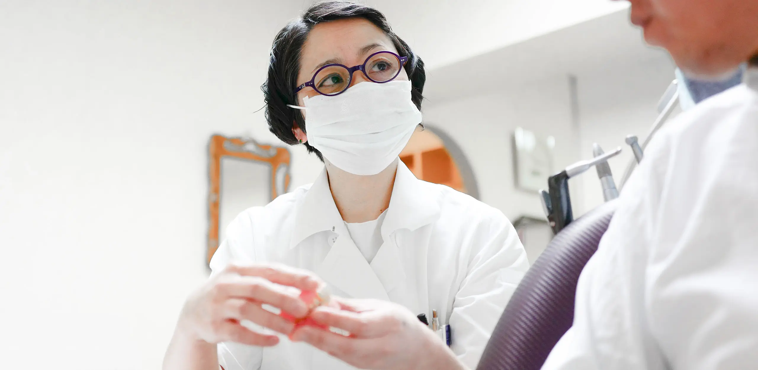 ①②診療室 ③診療風景