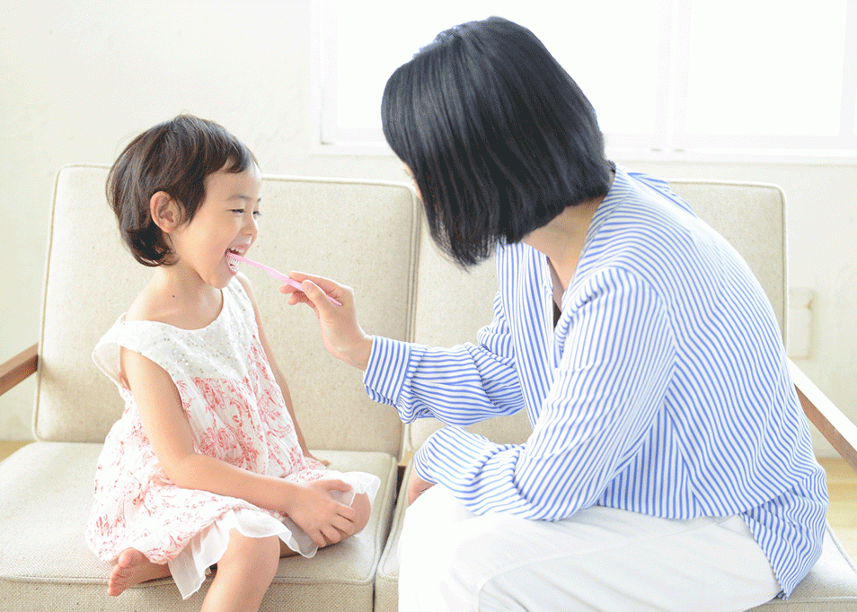 お子様の「はじめての歯医者さん」にも安心できる歯科医院です