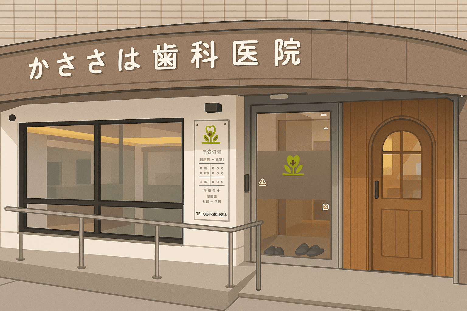 桜ノ宮駅から徒歩4分！バリアフリー完備のかさはら歯科医院