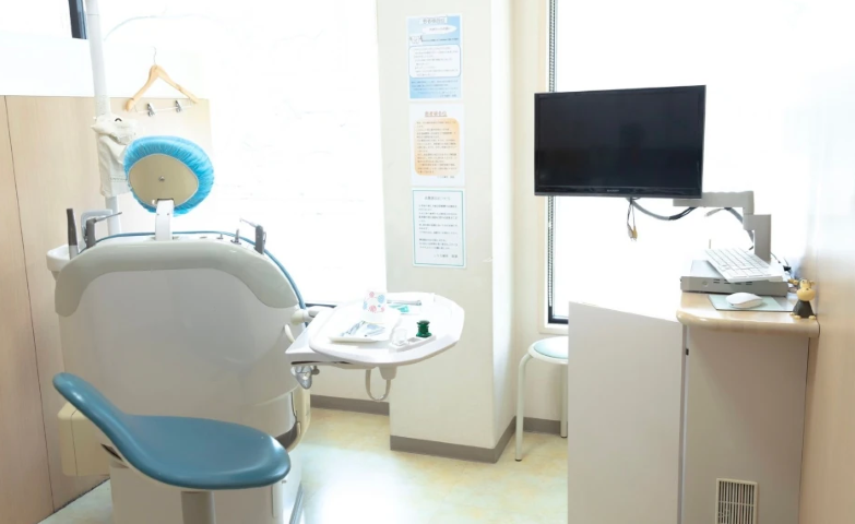 ①受付②待合室③診療室