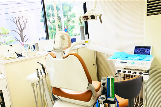 ①診療台 ②③イメージ画像