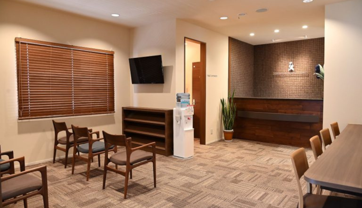 ①石橋歯科医院②待合室③ファミリールーム(半個室)