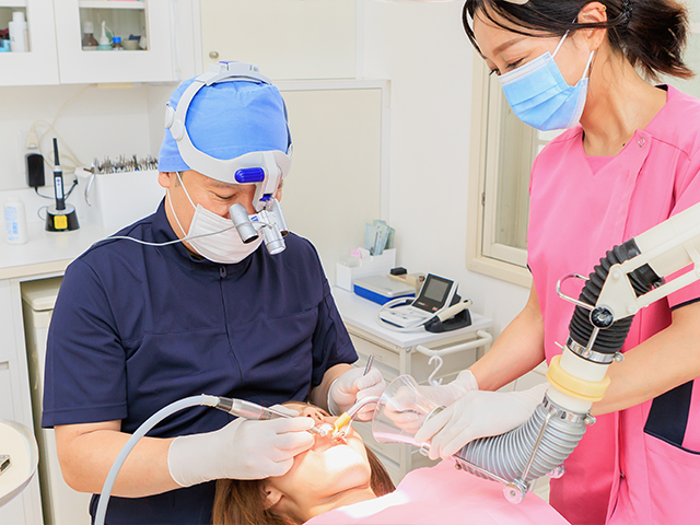 完全担当異性で最適な治療を提案します