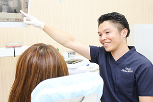 リラックスして治療が受けられます