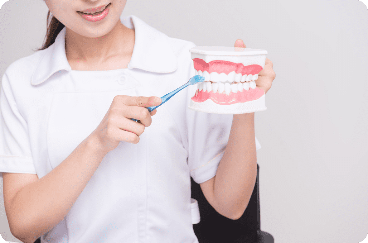 天然の歯を守りましょう