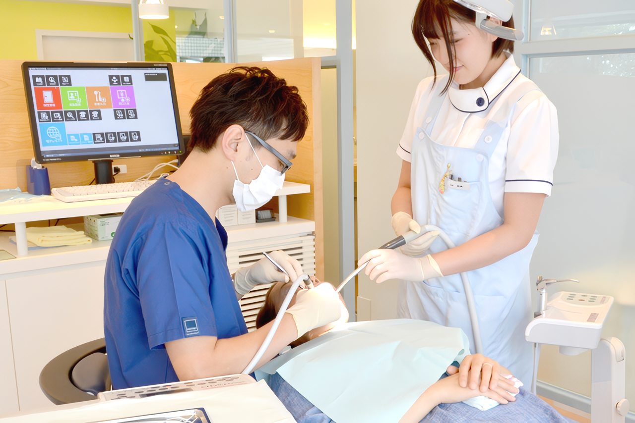 お口の中の健康を通じて全身の健康を守るお手伝いをします