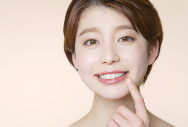 白い歯で自信が持てます