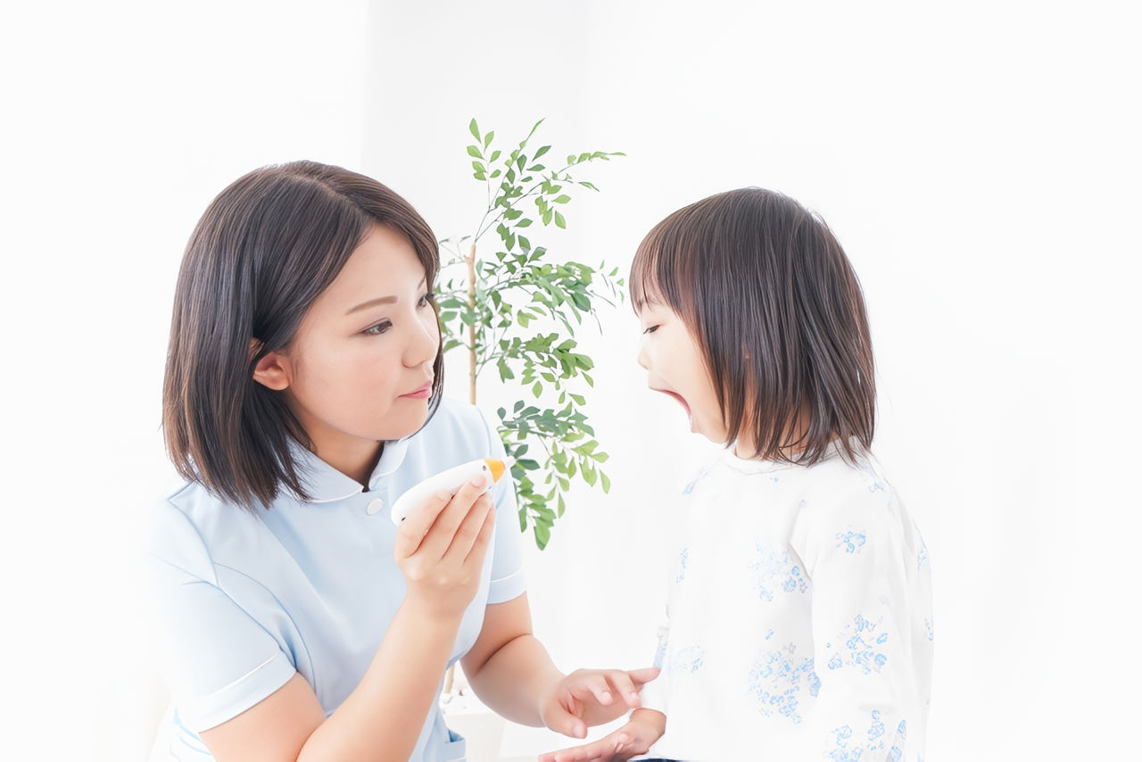 生えたての歯を強く、フッ素でむし歯予防