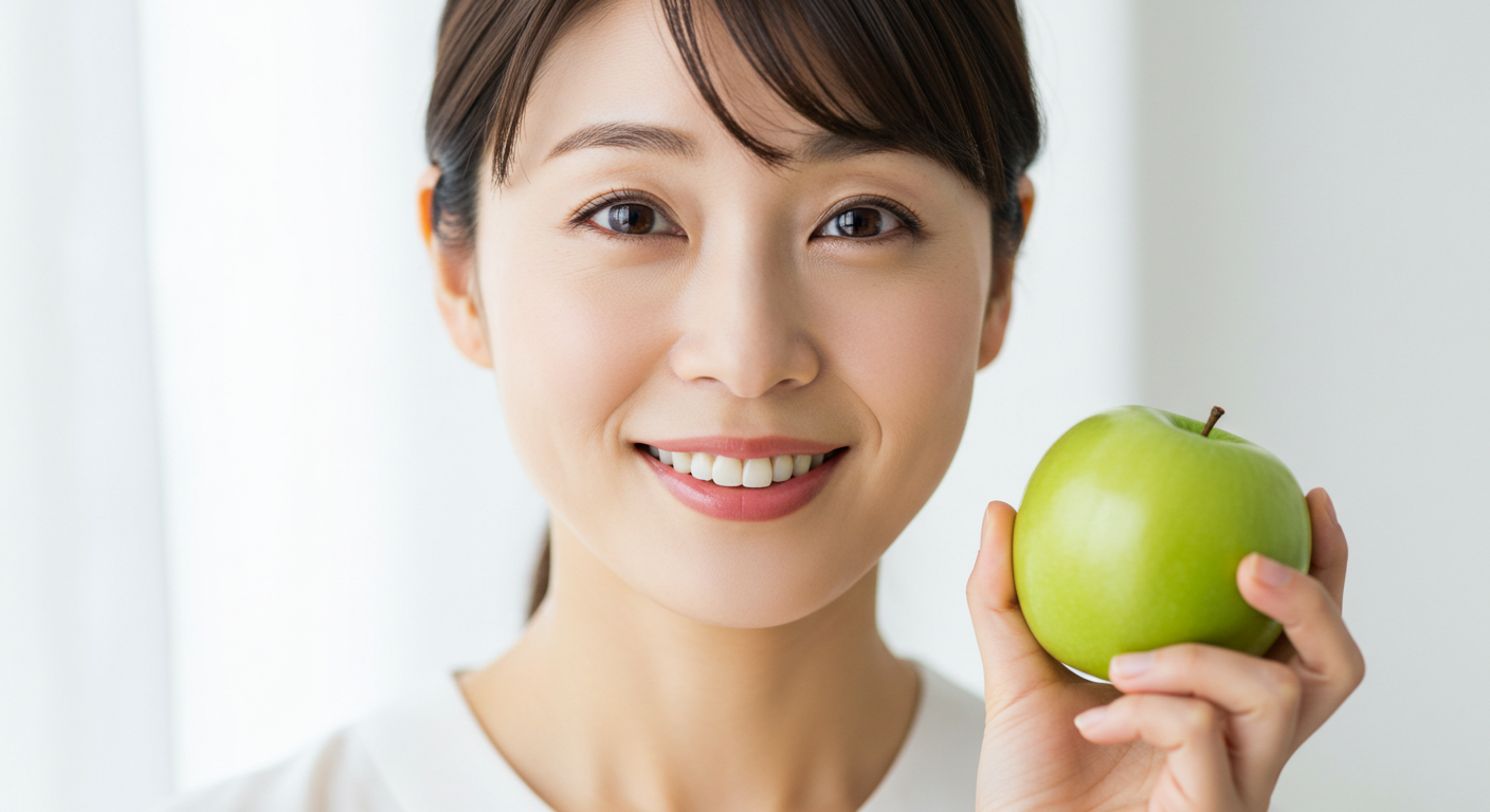 削れた歯に自然な美しさを