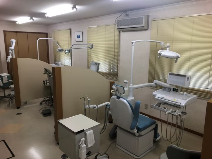 ①受付 ②診療室 ③イメージ画像