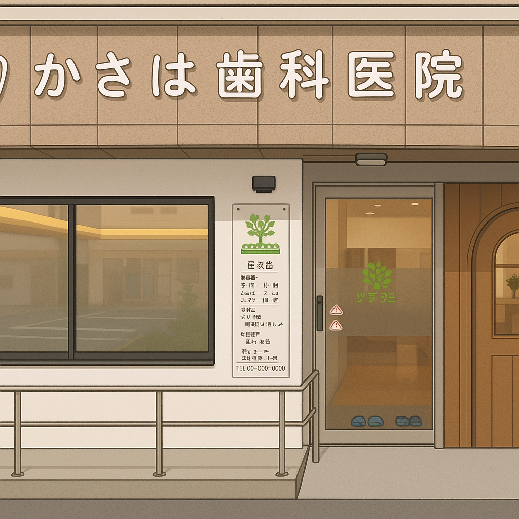 桜ノ宮駅から徒歩4分！バリアフリー完備のかさはら歯科医院