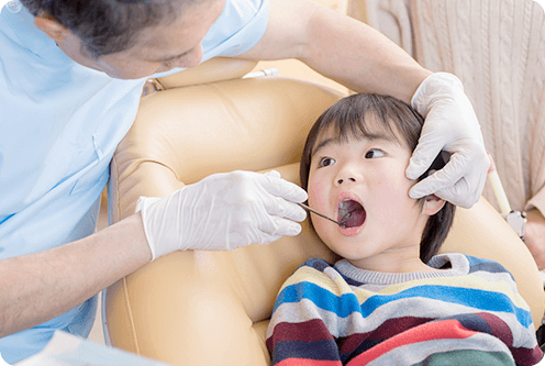 お子様の将来を見据えた口腔ケアと、成長に合わせた柔軟な治療