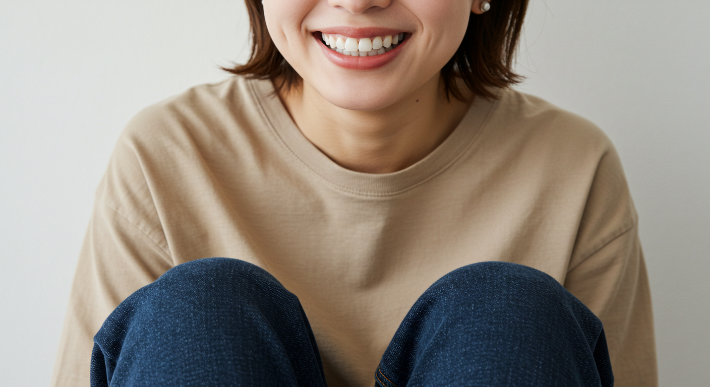 見た目も噛み心地も自然な歯