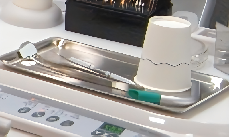 ①受付②治療室③医療機器