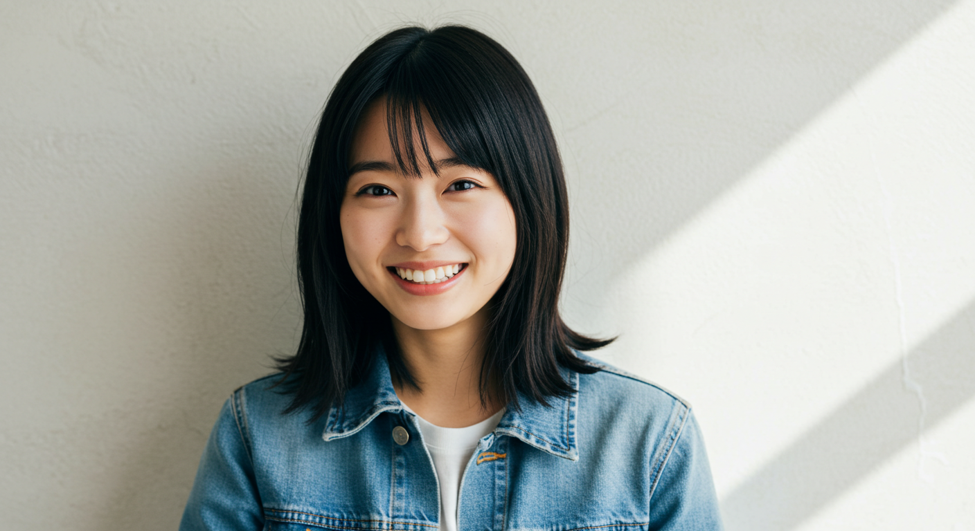 セラミックで笑顔に透明感