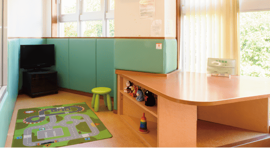 キッズスペースも備えられています