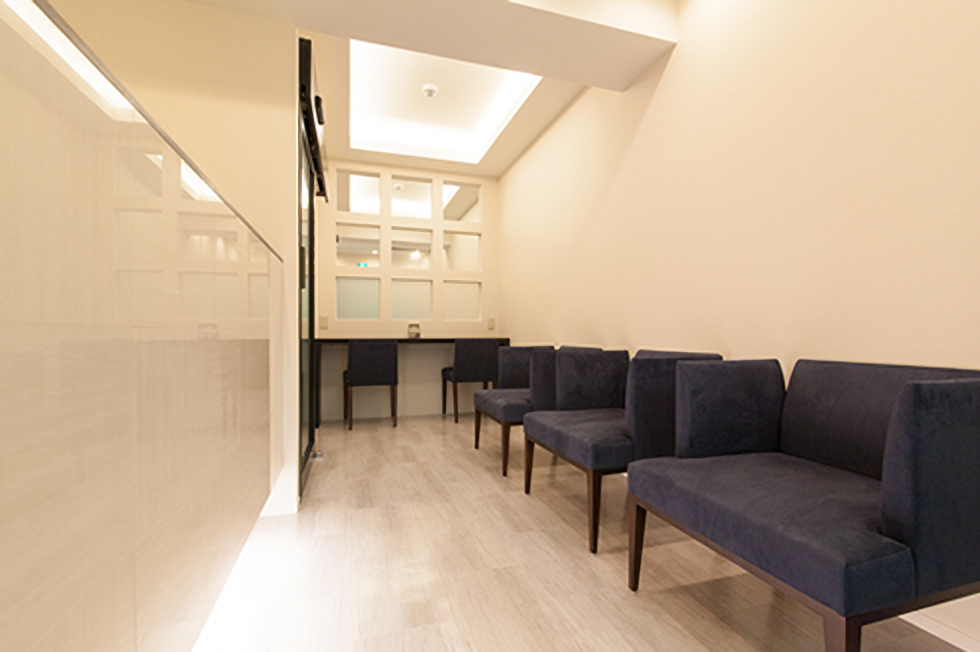 清潔でリラックスできる院内