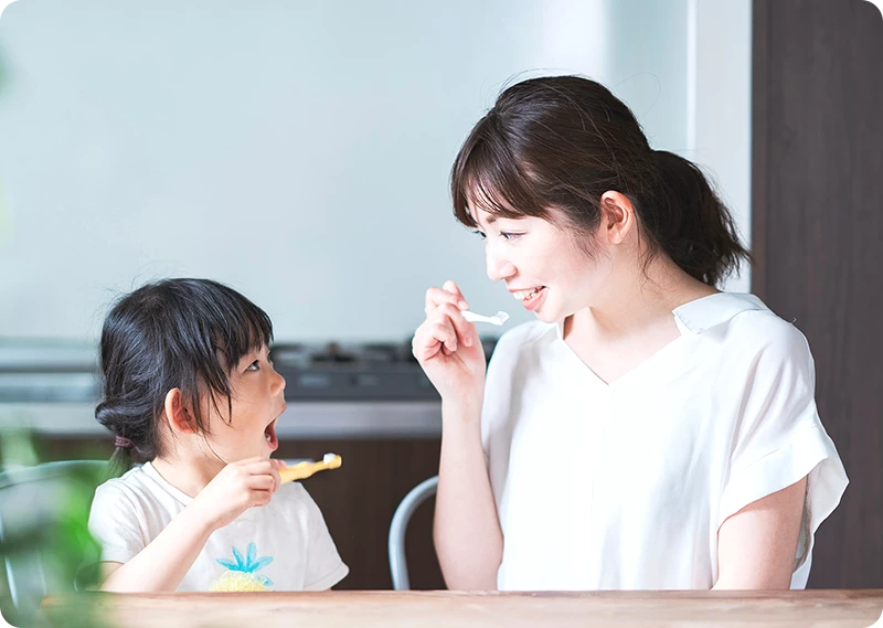 お口の健康を維持する取り組みが行われています