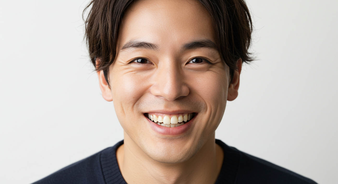 自然な白さで輝く笑顔を取り戻す治療